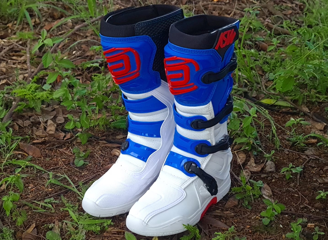 Bota ASW Elevate Branco Azul