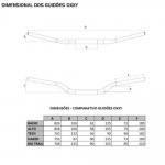 Guidão Super Fatbar Oxxy Alto 31.8mm Dourado