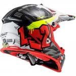 Capacete LS2 Fast MX437 Crusher Black/Red
