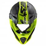 Capacete LS2 Fast MX437 Roar Matte Black/Hi-Vis Yellow