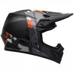 Capacete Bell MX-9 Mips Presence Matte Gloss Preto/Laranja/Camo