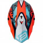 Capacete ASW Fusion Blast Laranja/Azul