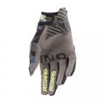 Luva Alpinestars Radar 2021 Cinza Camo e Amarelo Fluor