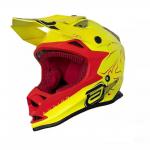 Capacete ASW Fusion Sharp Amarelo Fluor/Vermelho