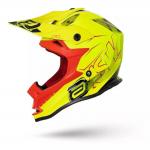 Capacete ASW Fusion Sharp Amarelo Fluor/Vermelho