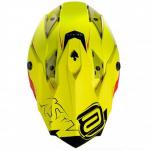 Capacete ASW Fusion Sharp Amarelo Fluor/Vermelho