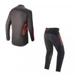 Kit Calça + Camisa Alpinestars Fluid Chaser 2021 Preto/Vermelho