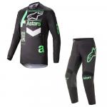 Kit Calça + Camisa Alpinestars Fluid Chaser 2021 Preto Mint