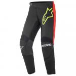 Kit Calça + Camisa Alpinestars Fluid Tripple 2021 Preto/Amarelo Fluor /Vermelho