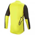 Kit Calça + Camisa Alpinestars Fluid Tripple 2021 Preto/Amarelo Fluor /Vermelho