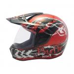 Capacete Bieffe 3 Sport Attack Vermelho