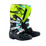 Bota Alpinestars Tech 7 Edição Especial Anaheim 2020 Cinza/Branco/Fluor