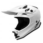 Capacete ASW Fusion Solid Branco Fosco