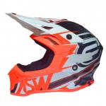 Capacete ASW Fusion 2.0 Blade Preto/Laranja/Branco