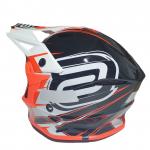 Capacete ASW Fusion 2.0 Blade Preto/Laranja/Branco