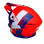 Capacete ASW Fusion 2.0 Seecker Vermelho/Azul/Branco