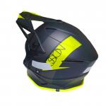 Capacete ASW Fusion 2.0 Seecker Preto/Amarelo Fluo