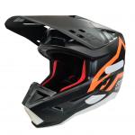Capacete Alpinestars SM5 Compass Preto/Laranja