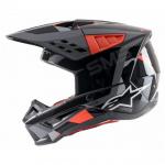Capacete Alpinestars SM5 Rover Anthracite Red Fluo/Gray Camo