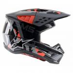 Capacete Alpinestars SM5 Rover Anthracite Red Fluo/Gray Camo