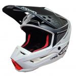 Capacete Alpinestars SM5 Rayon Light Gray/Black/Silver