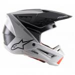 Capacete Alpinestars SM5 Rayon Light Gray/Black/Silver