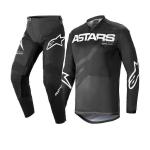 Kit Calça + Camisa Alpinestars Racer Braap 21 Preto/Branco