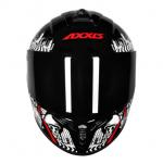 Capacete Axxis Draken 26 Da Norte New Gloss Preto/ Vermelho