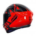 Capacete Axxis Draken Dekers Gloss Preto/Vermelho