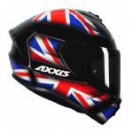 Capacete Axxis Draken UK Gloss Preto/Vermelho/Azul