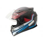 Capacete EBF E0X Frost Preto Fosco/Azul