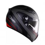 Capacete EBF Xtroy 29 Preto Fosco/Vermelho