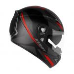 Capacete EBF Xtroy Drone Preto/Vermelho