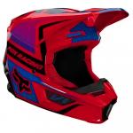 Capacete Fox MX V1 Oktiv Vermelho