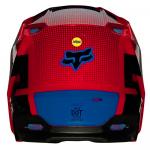 Capacete Fox MX V1 Oktiv Vermelho