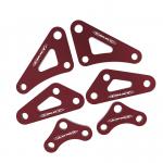 Kit Suporte de Motor Oxxy CRF250F 6 Peças Vermelho