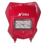 Carenagem do Farol Completo C/Led X-Cell CRF230 Vermelho