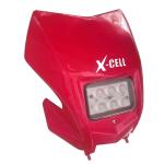 Carenagem do Farol Completo C/Led X-Cell CRF230 Vermelho