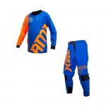 Kit Calça + Camisa AMX Infantil Classic Extreme Azul/Laranja 