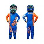 Kit Calça + Camisa AMX Infantil Classic Extreme Azul/Laranja 