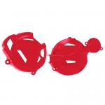 Protetor de Tampa do Motor Anker CRF250F Vermelho