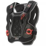 Colete Alpinestars Bionic Action Preto/Vermelho