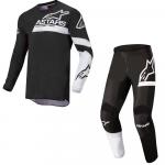 Kit Calca + Camisa Alpinestars Fluid Chaser 2022 Preto/ Branco