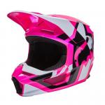 Capacete Fox MX V1 Mips Lux Rosa