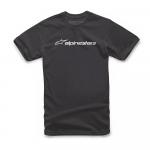 Camiseta Alpinestars Linear Combo Preto/ Branco