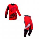 Kit Calça + Camisa AMX Infantil Classic Duo Vermelho