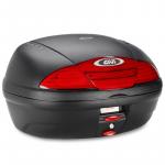 Bauleto Givi 45L Monolock Simply Lente Fumê Vermelho