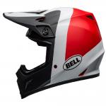 Capacete Bell MX-9 Mips Presence Matte Gloss Preto/Branco/Vermelho