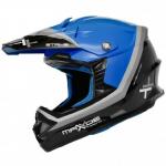 Capacete Mattos Racing Strike Azul Escuro