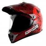 Capacete Norisk MX 455 Test Machine Vermelho